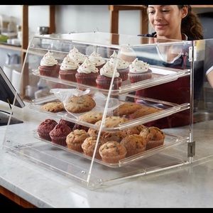 Choice 3 Tray Bakery Display Case with Rear Doors